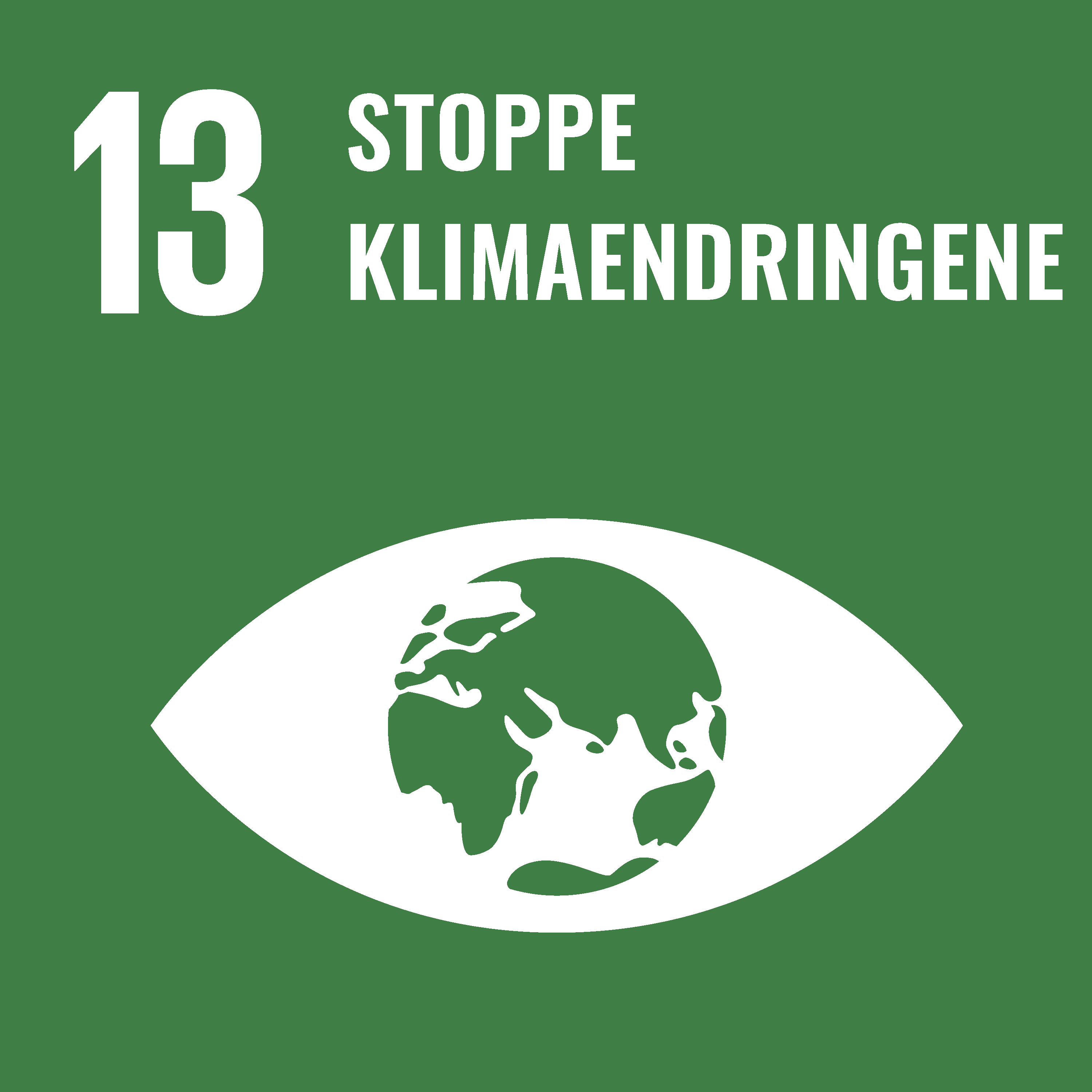 Bærekraftsmål 13: Stoppe 
klimaendringene